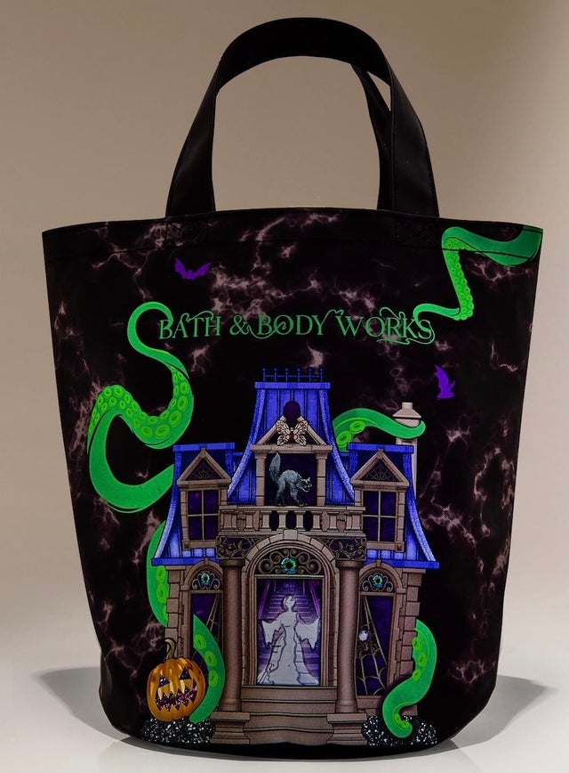 Haunted House Tote Bag