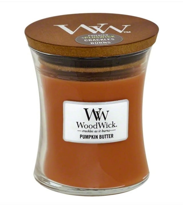 WoodWick Hourglass Candle, Pumpkin Butter Scented Candle