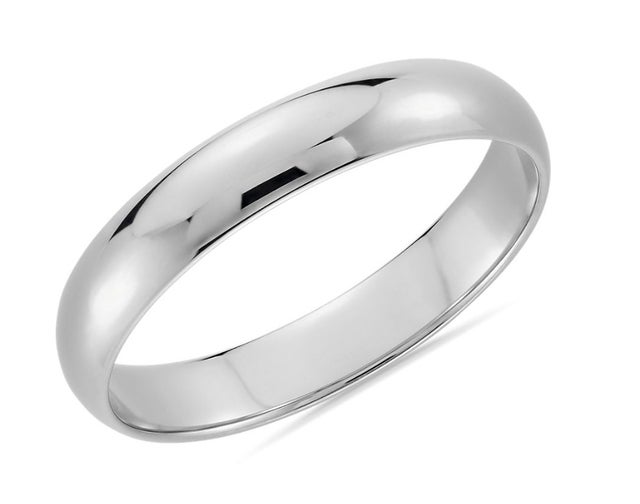 Men's Classic Wedding Ring in Platinum (4mm)