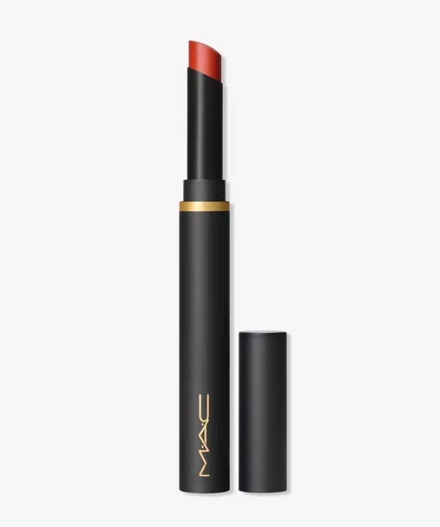 MAC Powder Kiss Velvet Blur Slim Moisturizing Matte Lipstick - Pumpkin Spiced