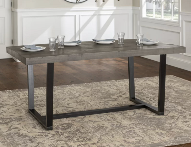 Union Rustic Amarapal Solid Wood Dining Table