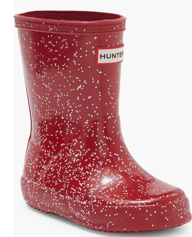 Hunter Kids' Original First Classic Glitter Rain Boot 