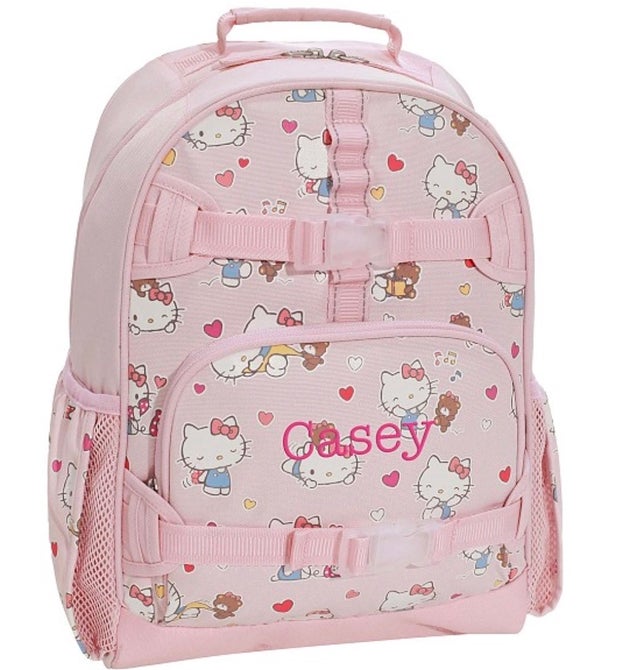 Mackenzie Hello Kitty Hearts Glow-in-the-Dark Backpacks