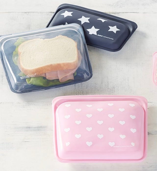 Stasher Reusable Sandwich and Snacks Bags