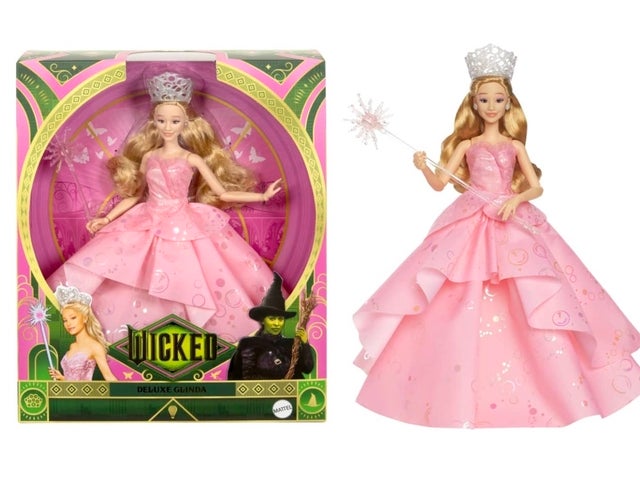 Universal Pictures Wicked Deluxe Glinda Fashion Doll & Accessories With Removable Outfit