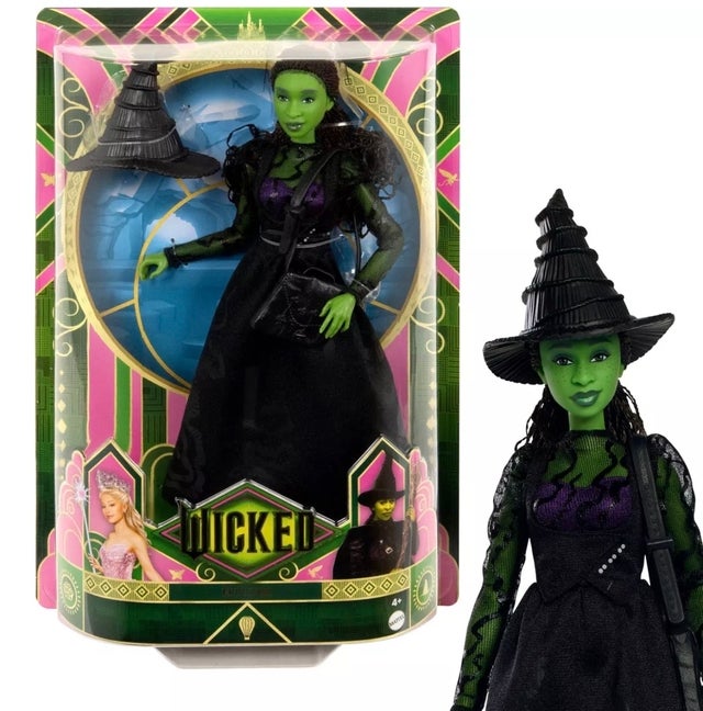 Universal Pictures Wicked Elphaba Fashion Doll with Removable Fashions