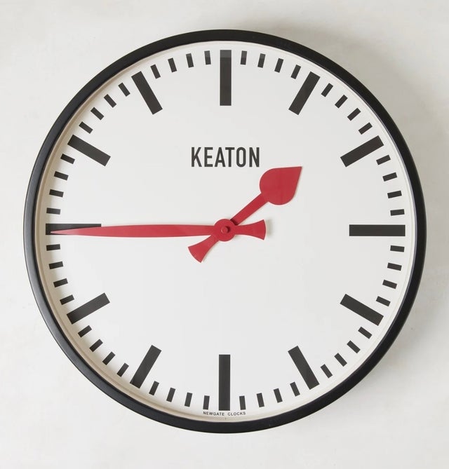 Diane Keaton X Hudson Grace Metro Wall Clock