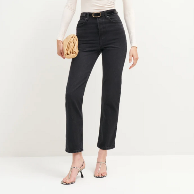 Reformation Cynthia High Rise Straight Jeans