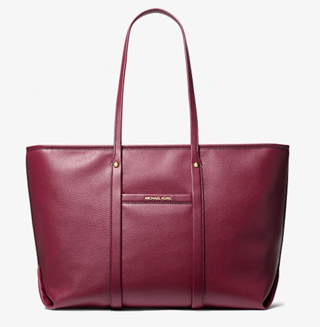 Beck Large Pebbled Leather Tote Bag