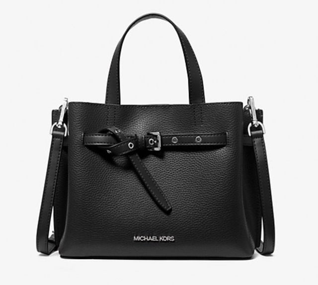 Emilia Small Pebbled Leather Satchel