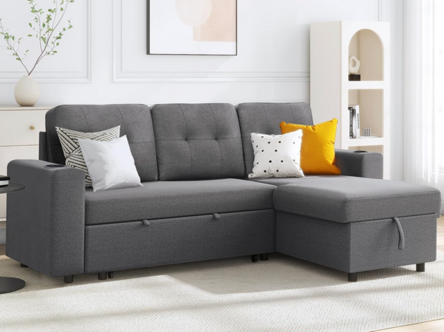 IULULU L Shaped Sectional Sofa