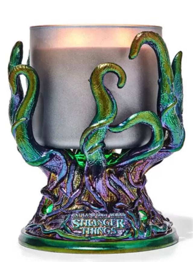 Light-up Tentacle Monster 3-Wick Candle Holder