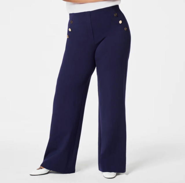 The Perfect Pant, Button Wide Leg