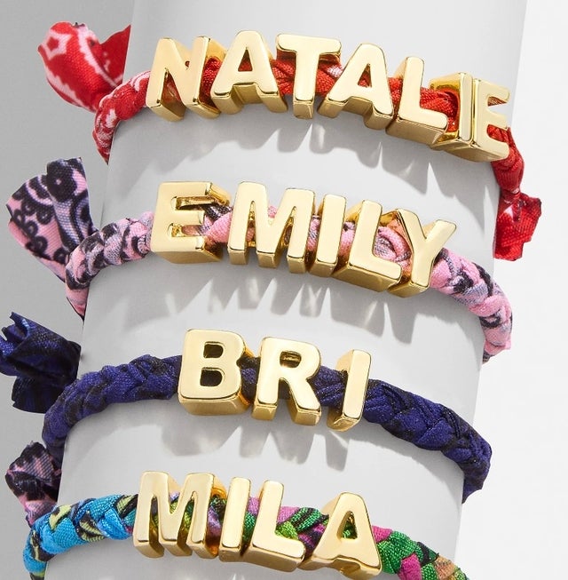 Custom Bandana Nameplate Bracelet