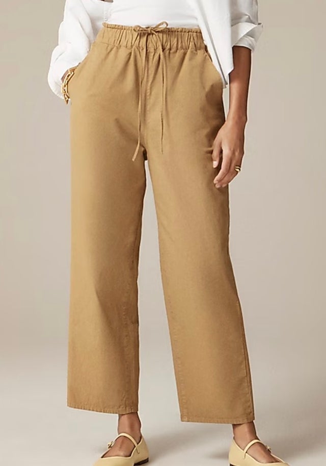 Drawstring Pant in Cotton Blend