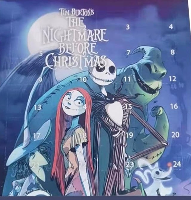 Halloween Advent Calendar 2024: Tim Burton's The Nightmare Before Christmas