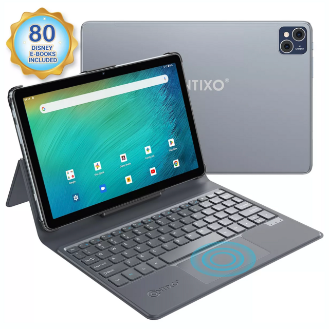 Contixo 10" Tablet 128GB with Keyboard