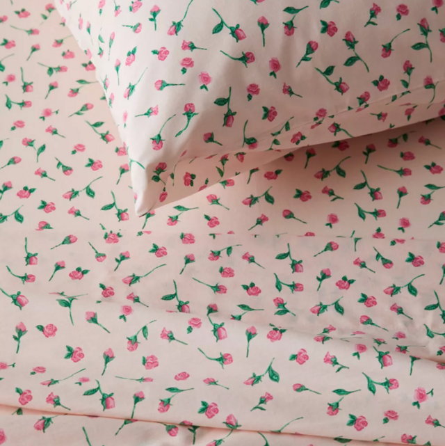 Urban Outfitters Rosebud Sheet Set