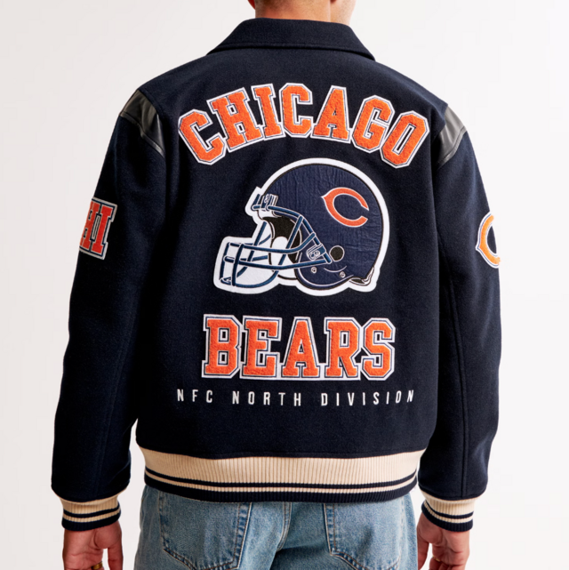 Chicago Bears Varsity Bomber Jacket