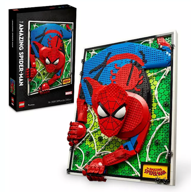 Lego Art The Amazing Spider-Man Super Hero Building Set