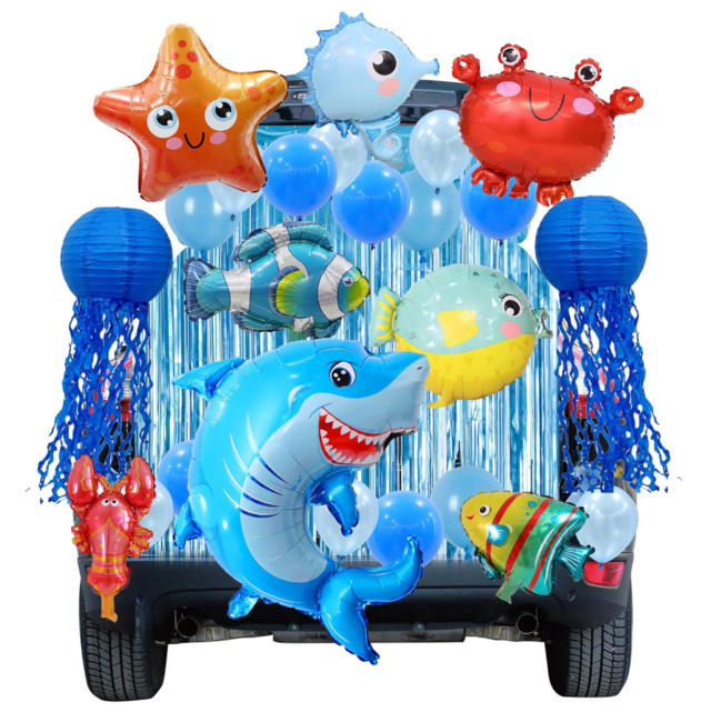 Seeiuua Under the Sea Trunk or Treat Car Decorations Kit