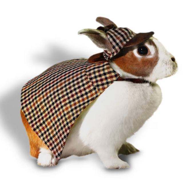 Bootique Detective Costume for Rabbits