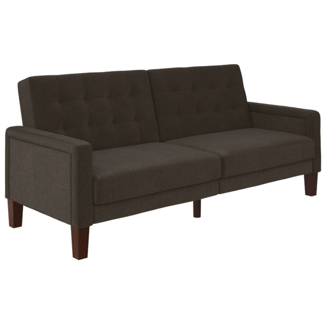 Better Homes & Gardens Porter Fabric Tufted Futon