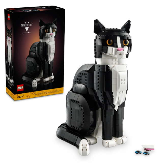 Lego Ideas Tuxedo Cat