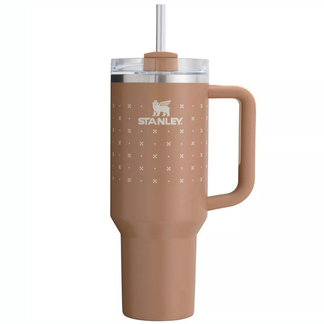 Stanley H2.0 FlowState Quencher Tumbler - Hearth & Hand Deep Clay Orange