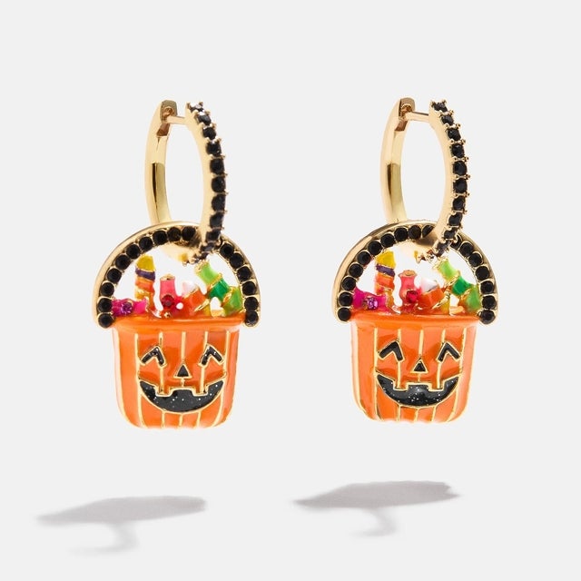 Trick or Treat Bag Huggie Earrings