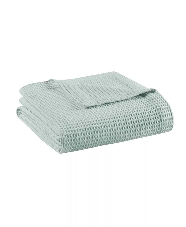 Beautyrest Full/Queen Waffle Weave Cotton Blanket