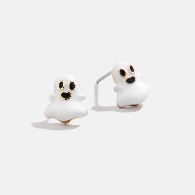 Halloween Delicate Stud Earrings in Ghost