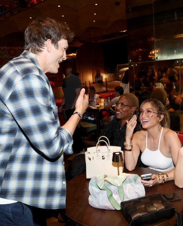 Ashton Kutcher and Jennifer Lopez