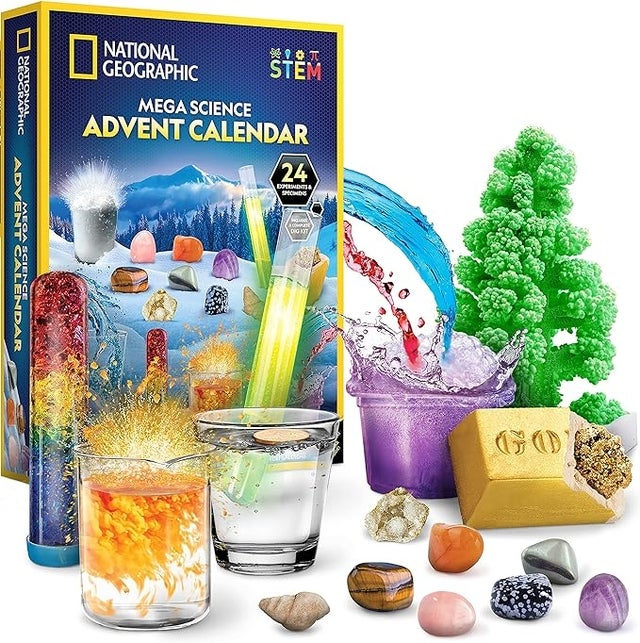 National Geographic Science Kit & Rock Collection Advent Calendar 2024