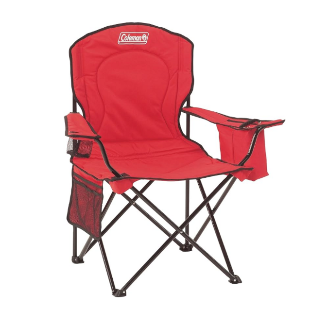 Coleman Portable Camping Chair with 4-Can Cooler