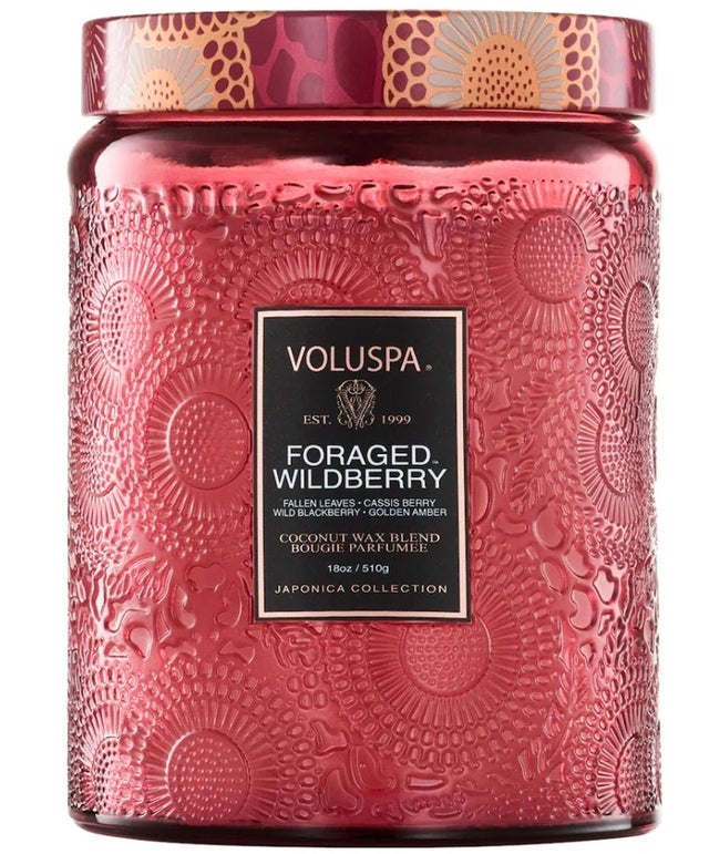 Voluspa Foraged Wildberry Large Jar Candle 