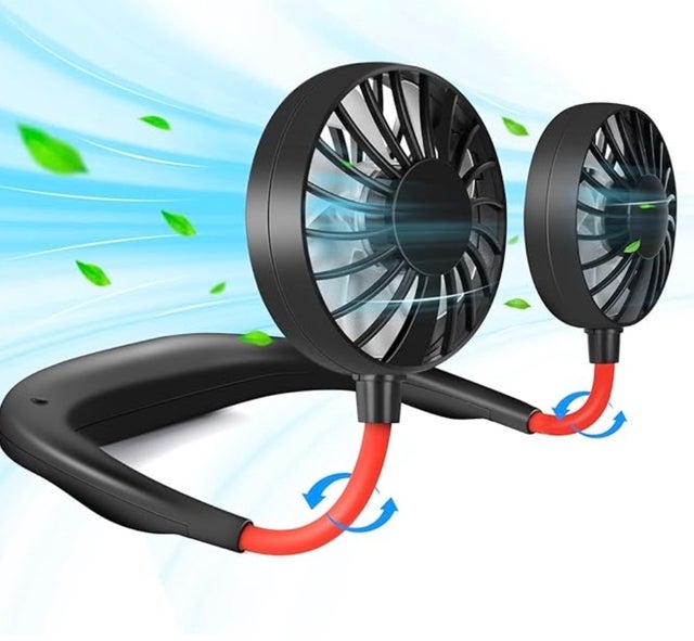 JUANANIUG Portable Neck Fan Rechargeable Personal Hands-Free Fan