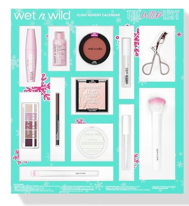 Wet n Wild The Wild List Advent Calendar - 12 Piece Holiday Gift Sets