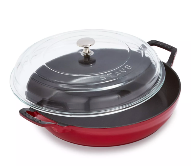 Staub Heritage All-Day Pan With Domed Glass Lid, 3.5 Qt.