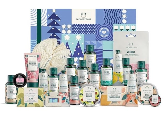 The Body Shop 24-Piece Holiday Beauty Advent Calendar