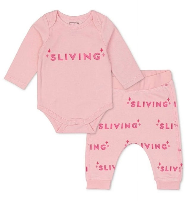 Paris Hilton x Monica + Andy Organic Cotton Baby First Moves Set, Sizes Preemie- 12-18 Months