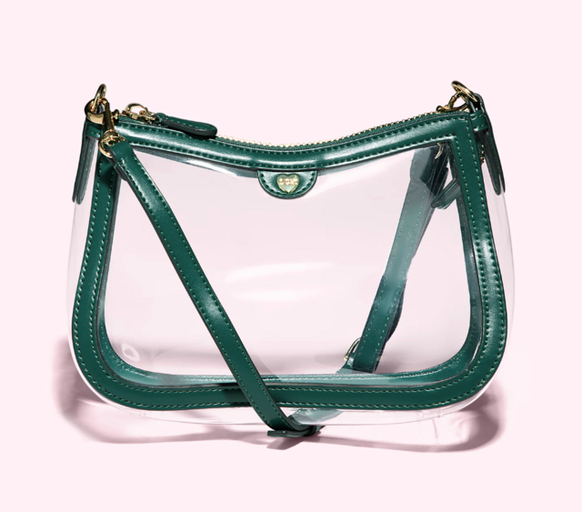 Stoney Clover Lane Clear Curved Crossbody Bag