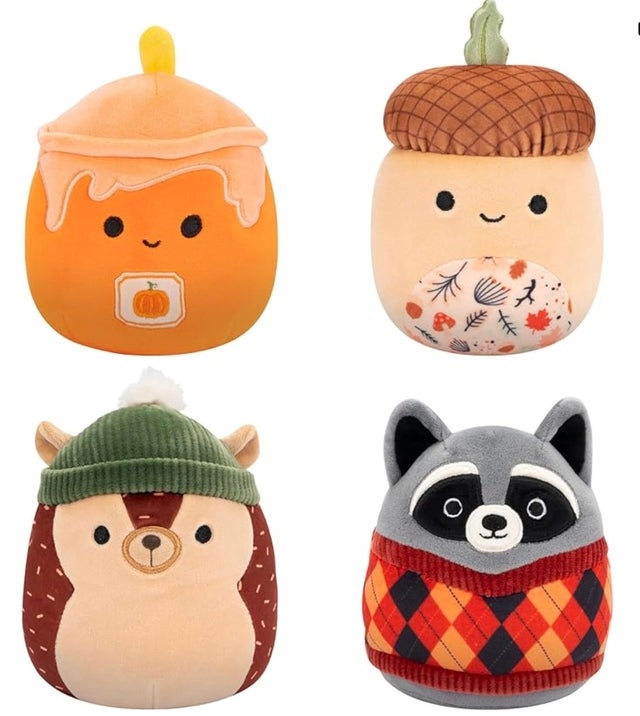 Squishmallows Original 5" Harvest 4-Pack