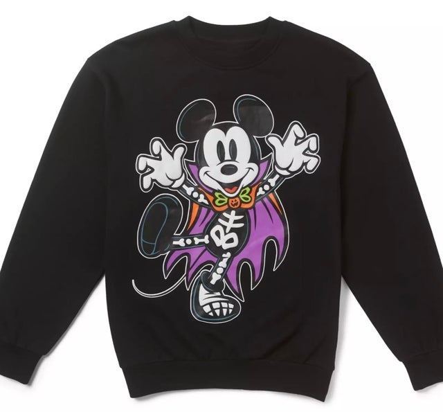 Mickey Mouse Halloween Pullover Sweatshirt for Adults