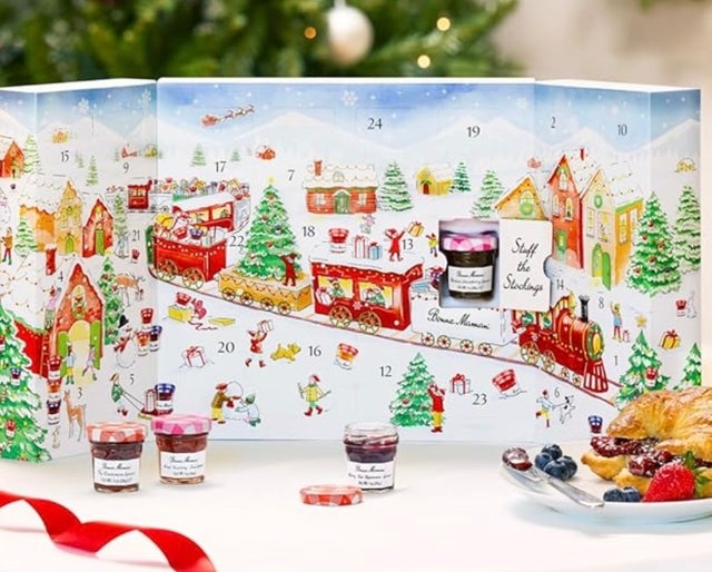 Bonne Maman 2024 Limited Edition Advent Calendar, 24 Mini Spreads