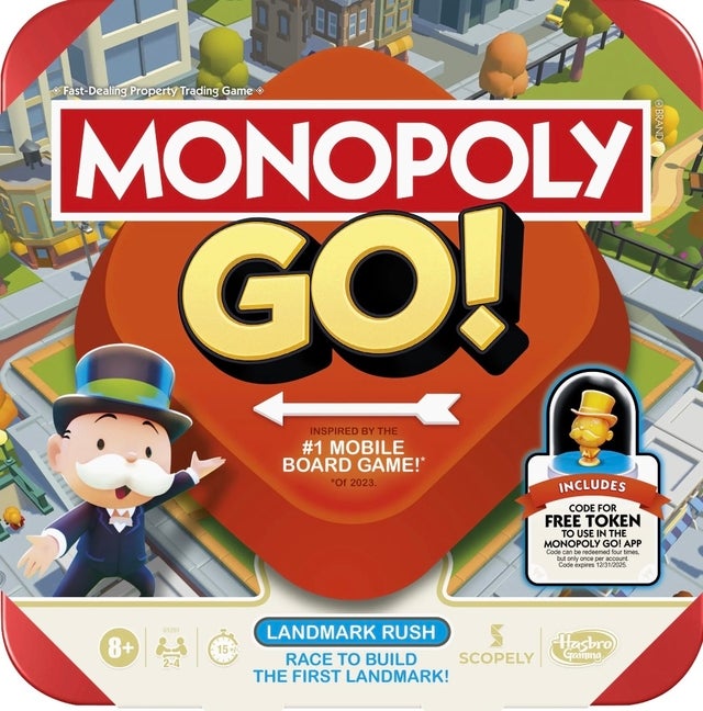 Monopoly GO! Board Game, Inspired by the Popular Mobile Board Game