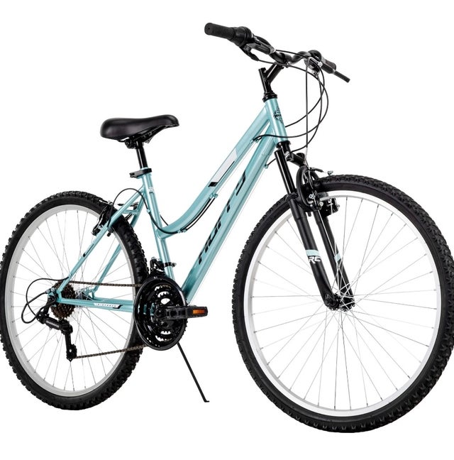 Huffy 26” Rock Creek Women's 18-Speed Mountain Bike, Mint