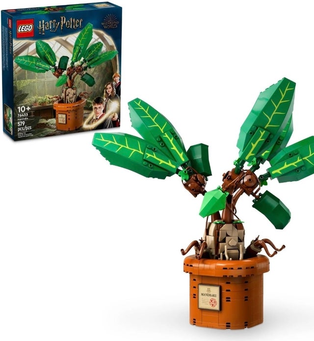 Lego Harry Potter Mandrake Plant Toy Building Set