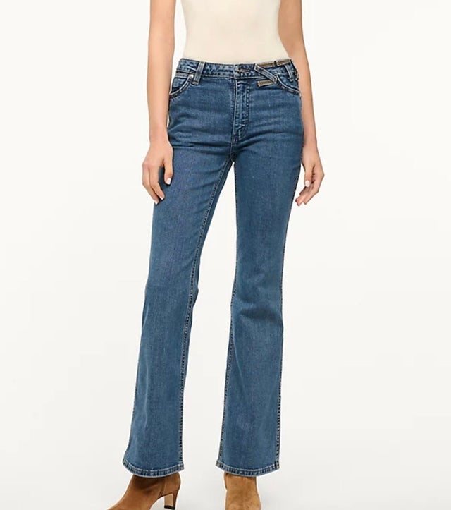 Wrangler + Staud The Must Jean in Indigo