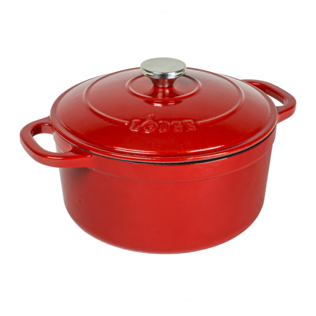 Lodge Cast Iron 5.5qt Enameled Dutch Oven